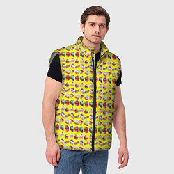Мужской жилет Для любителей эклеров, цвет: 3D-светло-серый — фото 2