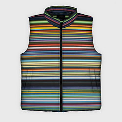 Мужской жилет Абстрактное множество разноцветных линий