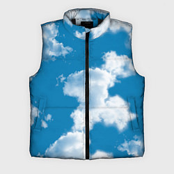 Мужской жилет Небо в облаках, цвет: 3D-черный