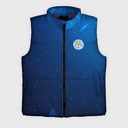 Мужской жилет Сборная Уругвая синяя абстракция