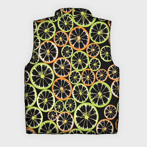 Мужской жилет Цитрусовый микс / 3D-Черный – фото 2