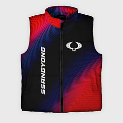 Мужской жилет SsangYong красный карбон