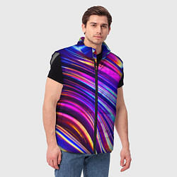 Мужской жилет Яркая цветная композиция, цвет: 3D-светло-серый — фото 2