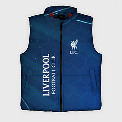 Мужской жилет Liverpool Соты Абстракция, цвет: 3D-красный