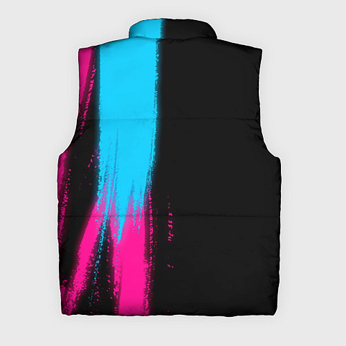 Мужской жилет Children of Bodom - neon gradient: по-вертикали / 3D-Черный – фото 2