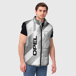Мужской жилет Опель - спорт, цвет: 3D-черный — фото 2