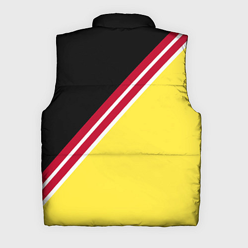 Мужской жилет Porsche - полосы / 3D-Красный – фото 2