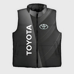 Мужской жилет Toyota - серая абстракция