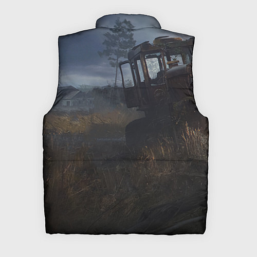 Мужской жилет STALKER Одиночка Нашёл Артефакт / 3D-Светло-серый – фото 2