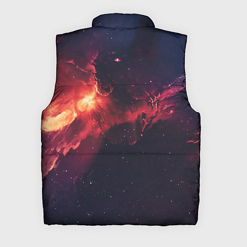 Мужской жилет Космическое пламя / 3D-Красный – фото 2