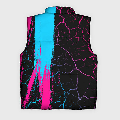 Мужской жилет Porto - neon gradient: по-вертикали / 3D-Черный – фото 2