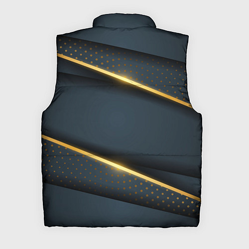 Мужской жилет Russia luxury gold / 3D-Черный – фото 2