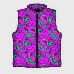 Мужской жилет Turkish cucumber raspberry and green background