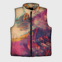 Мужской жилет Множество красок - Розовый, красный, жёлтый, цвет: 3D-светло-серый