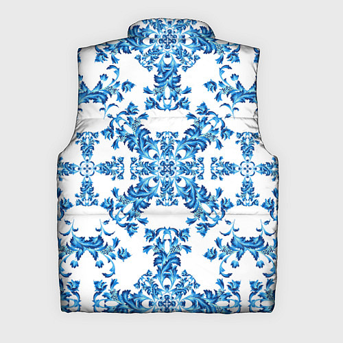 Мужской жилет Гжель узор цветы / 3D-Красный – фото 2
