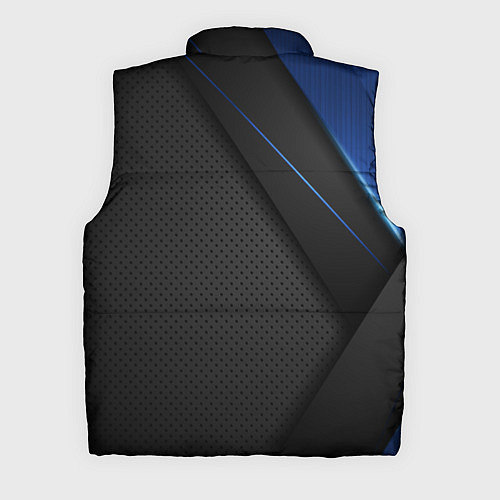 Мужской жилет Черно-синий герб России / 3D-Черный – фото 2