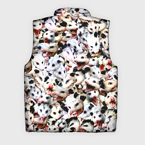 Мужской жилет Опоссумы / 3D-Черный – фото 2