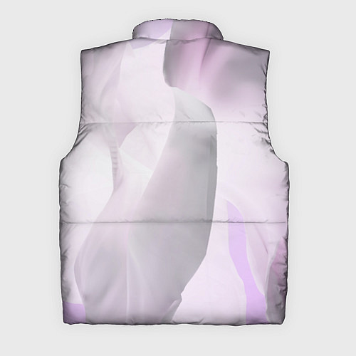 Мужской жилет Розовый абстрактный бархат / 3D-Черный – фото 2