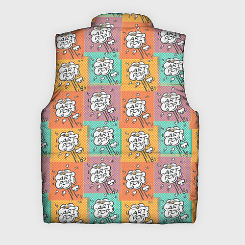 Мужской жилет Пузырь поп арт / 3D-Красный – фото 2