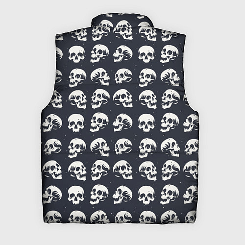 Мужской жилет Черепа и точки / 3D-Черный – фото 2