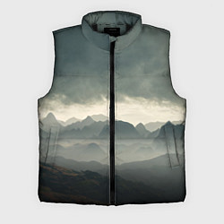 Мужской жилет Пасмурная погода в горах Пейзаж