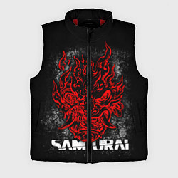 Мужской жилет Samurai - Red logo - Cyberpunk 2077, цвет: 3D-красный