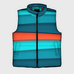 Мужской жилет Геометрические непараллельные пластины, цвет: 3D-красный