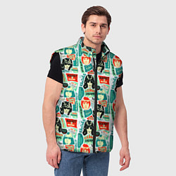 Мужской жилет Pleasant dreams, цвет: 3D-черный — фото 2