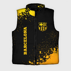 Мужской жилет Barcelona - gold gradient: надпись, символ