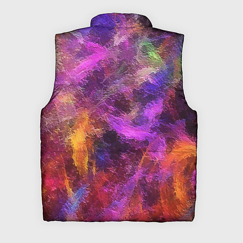 Мужской жилет Разводы цветные / 3D-Светло-серый – фото 2