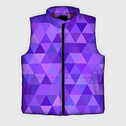 Мужской жилет Фиолетовые фигуры