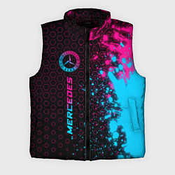 Мужской жилет Mercedes - neon gradient: по-вертикали