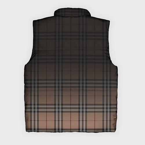 Мужской жилет Tartan gradient / 3D-Красный – фото 2