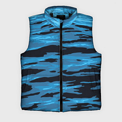 Мужской жилет Волны Камуфляж, цвет: 3D-черный