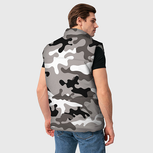 Мужской жилет Камуфляж Urban крупный / 3D-Светло-серый – фото 4