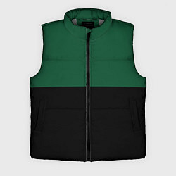 Мужской жилет Серьёзный Зелёный, цвет: 3D-светло-серый