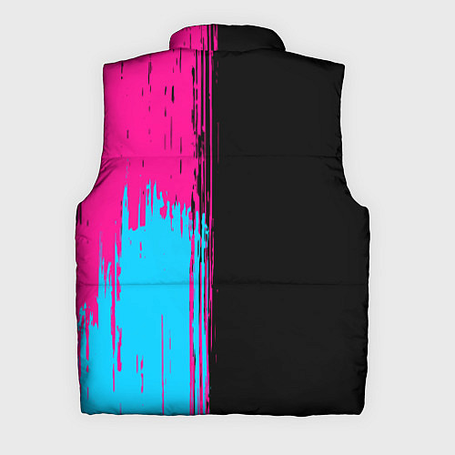 Мужской жилет Audi - neon gradient: по-вертикали / 3D-Черный – фото 2