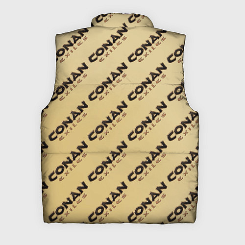 Мужской жилет Конан эксайлс узор / 3D-Светло-серый – фото 2
