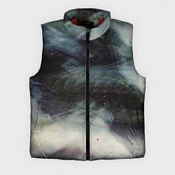 Мужской жилет Туман и тьма в абстракции, цвет: 3D-красный