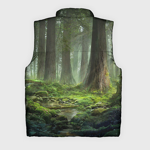 Мужской жилет Мудрое Таинственное Дерево / 3D-Черный – фото 2