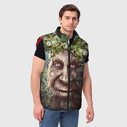 Мужской жилет Мудрое Таинственное Дерево, цвет: 3D-красный — фото 2