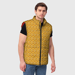 Мужской жилет Паттерн с утятами, цвет: 3D-красный — фото 2