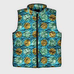 Мужской жилет Фольга от шоколадной конфеты - текстура