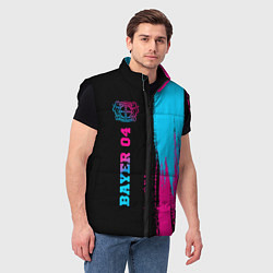 Мужской жилет Bayer 04 - neon gradient: по-вертикали, цвет: 3D-черный — фото 2
