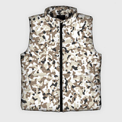 Мужской жилет Камуфляж зима мелкий, цвет: 3D-черный