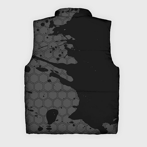 Мужской жилет Metro Exodus glitch на темном фоне: по-вертикали / 3D-Черный – фото 2