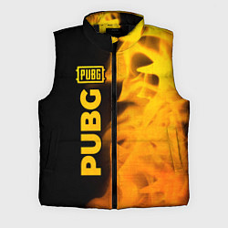 Мужской жилет PUBG - gold gradient: по-вертикали, цвет: 3D-черный