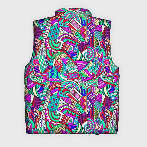 Мужской жилет Лоскутный паттерн / 3D-Светло-серый – фото 2
