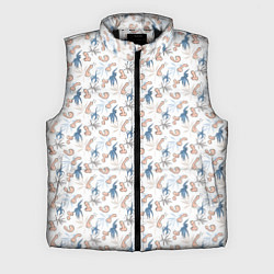 Мужской жилет Пенис и растения, цвет: 3D-черный