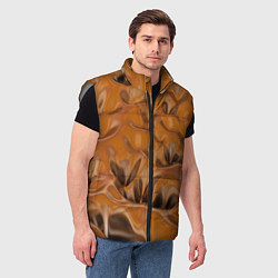 Мужской жилет Шоколадная лава, цвет: 3D-светло-серый — фото 2